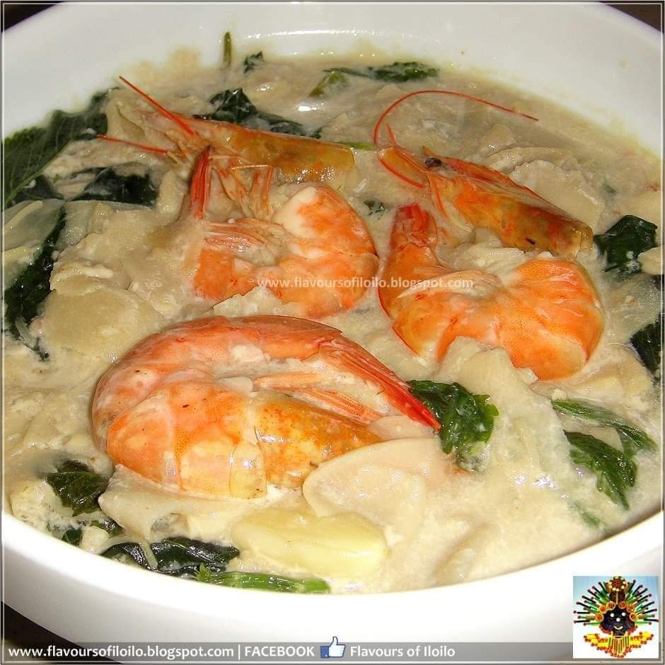 Young Bamboo shoots and Shrimps in Coconut Milk
