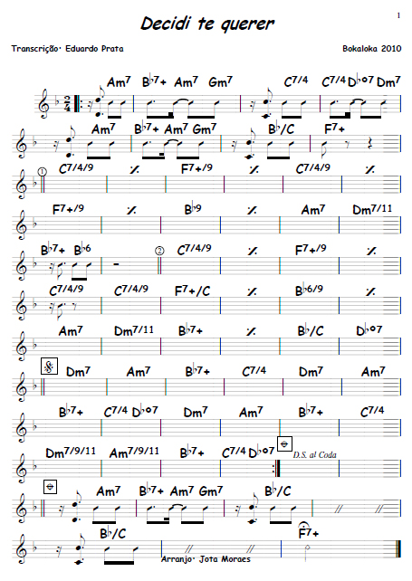 Nandinho Cavaco: Partitura - Só Pra Contrariar - Mineirinho - Sai