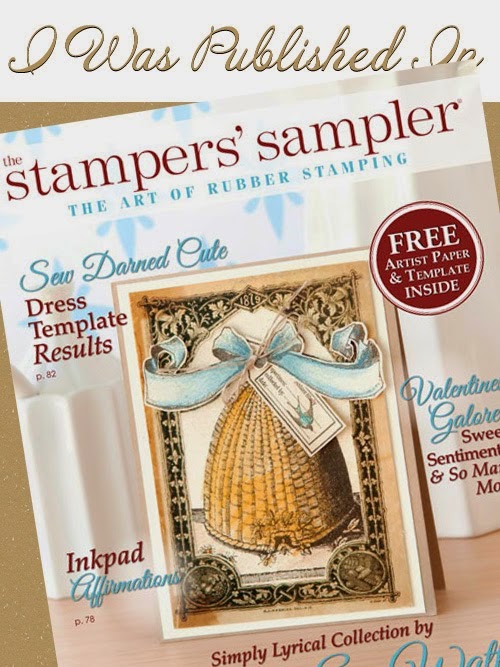 I was Published in Stampers' Sampler Spring 2015 Issue