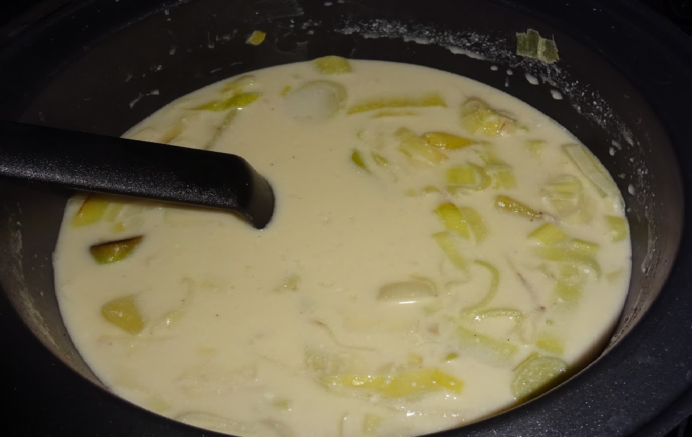 A winter story: Kartoffel-Lauch-Cremesuppe / vegetarisch