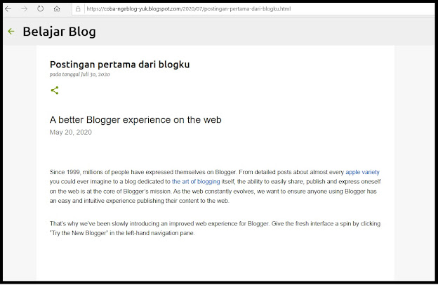 langkah-langkah membuat blog di blogger