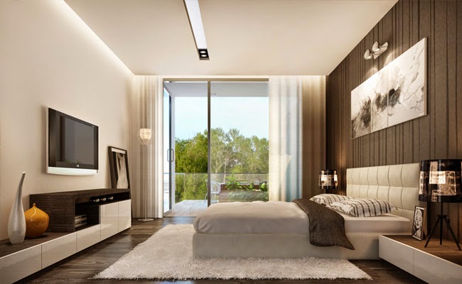 Phòng ngủ Sky Villas dự án Jamona City quận 7