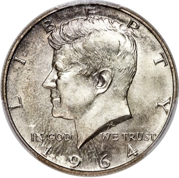 1980-1989 Kennedy Half Dollar Proof Run Set 10 US Coins