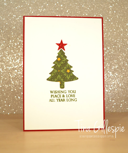 scissorspapercard, Stampin' Up!, Art With Heart, Heart Of Christmas, Christmas, Swirly Frames, Merry Christmas To All Bundle, Pine Tree Punch, Night Before Christmas DSP