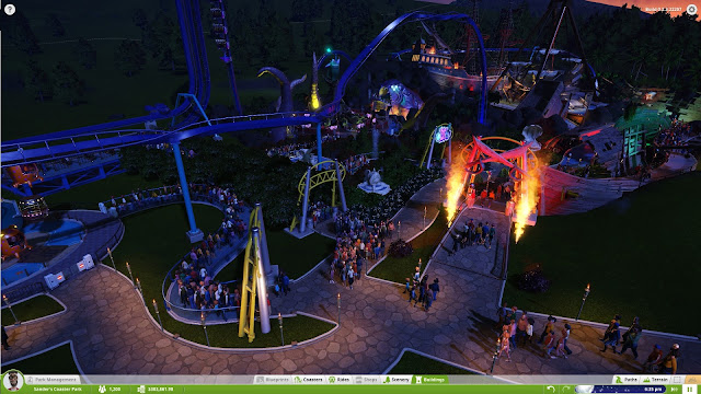 PC theme park management sim review