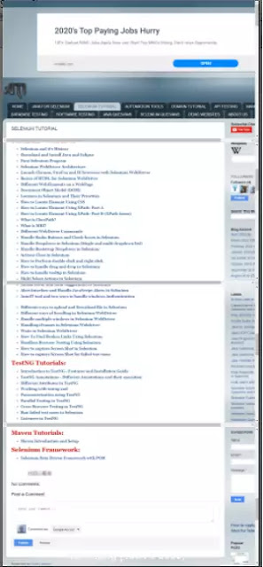 Automation Testing Insider: How to take Full Page ScreenShot and