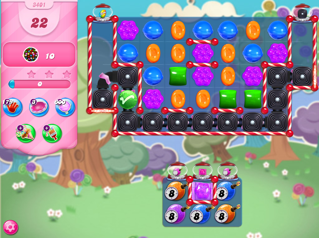 Candy Crush Saga level 3401 Candy Crush Saga level 3401