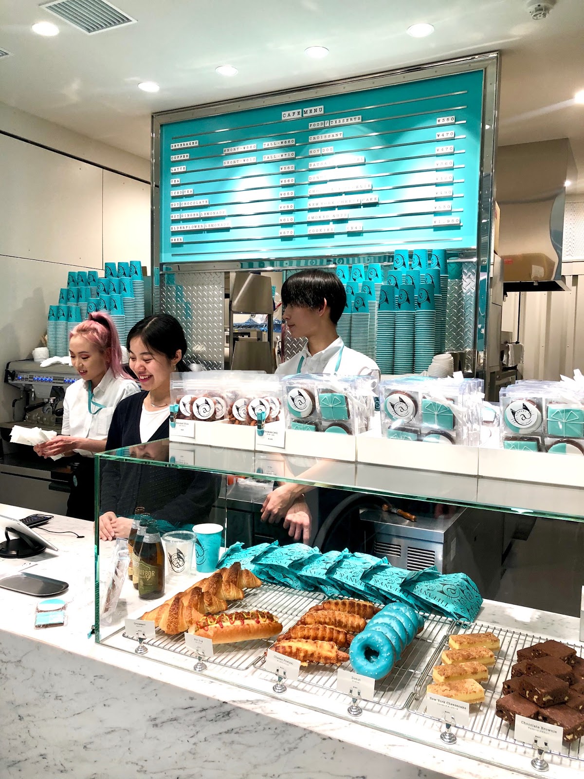 Tiffany Cafe Japan Menu