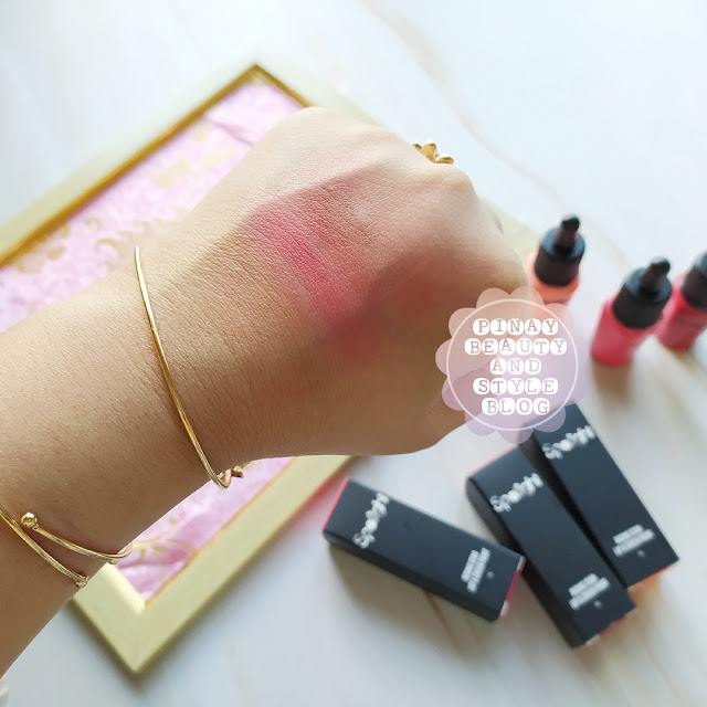 creamy lip and cheek paint tint swatches review
