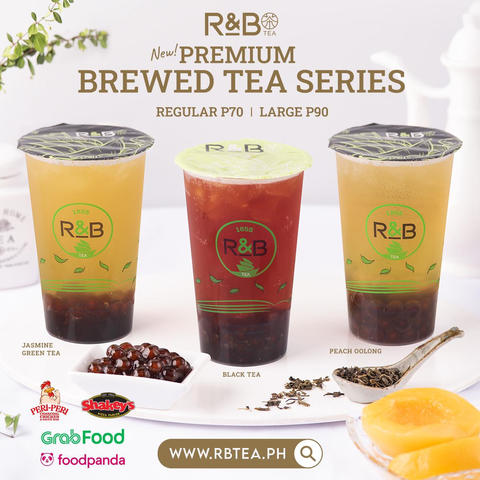 DUDE FOR FOOD: Share a Cup of Happiness with R\u0026B Tea, Now in Manila...