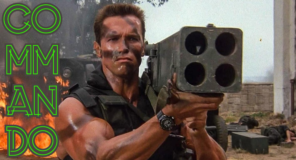 Arnold Schwarzenegger And Alyssa Milano, Commando 1985 Directed By Mark L.  Lester, Posters, Art Prints, Wall Murals