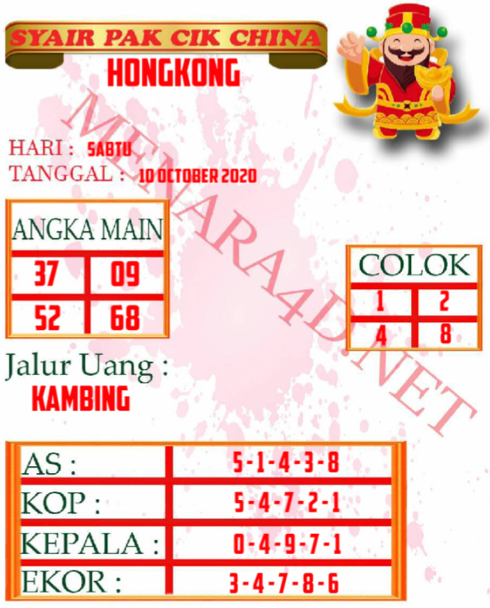Syair Hk Merapi Hari Ini Syair Togel Hongkongpools 28