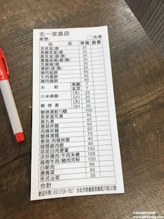 北一菜盒店菜單