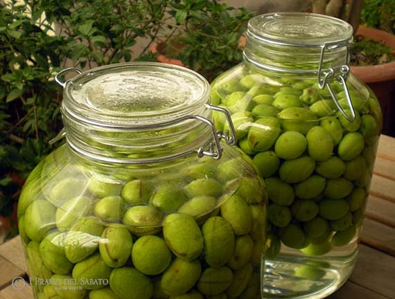 olive confettate... l'addolcimento