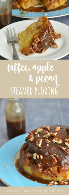 Toffee, Apple & Pecan Steamed Pudding