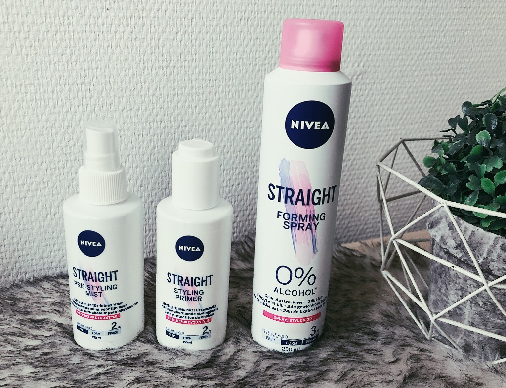 Nivea Straight Styling producten voor mooi steil haar Nivea Straight Styling producten voor mooi steil haar