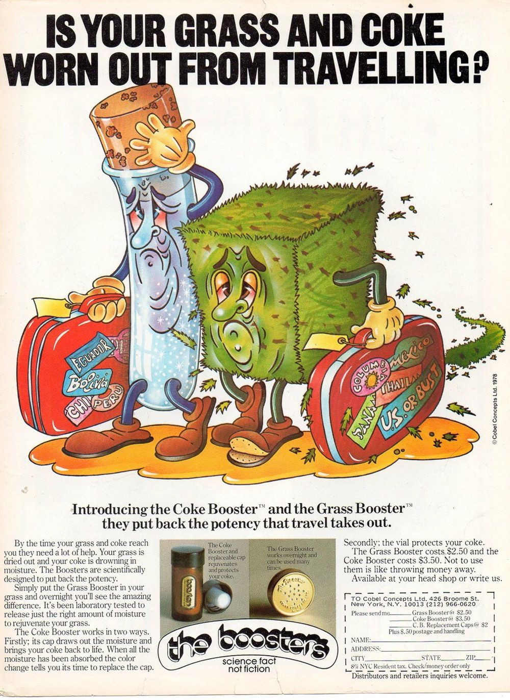 cocaine paraphernalia ads 1970s