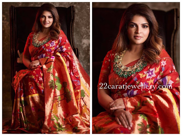 Viranica Manchu Pythani Silk Saree