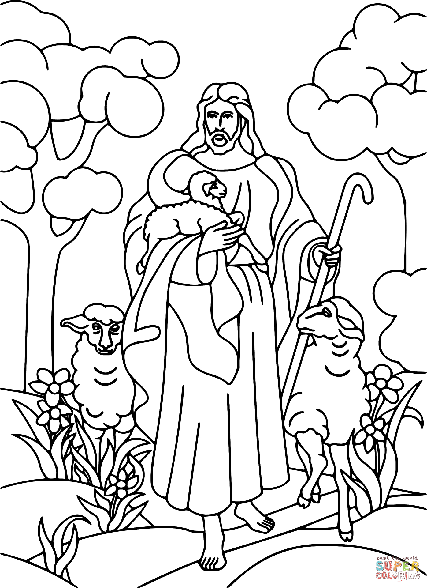Free Printable Jesus Coloring Pages - Coloring Pages
