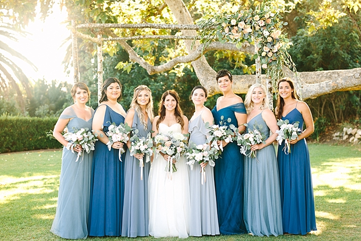 Blue Seaside Wedding at the Adamson House in Malibu | Southern ...