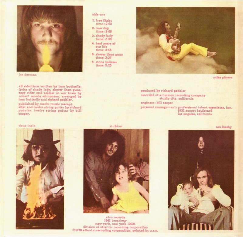 Rock On Vinyl Iron Butterfly Metamorphosis (1970)