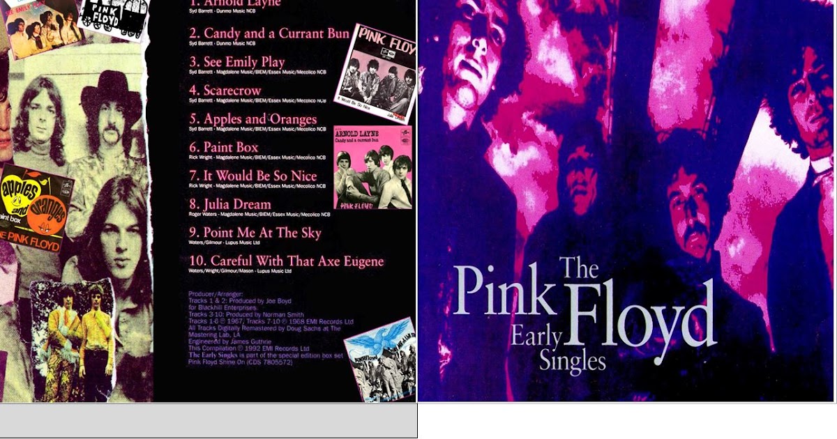 MUSICOLLECTION PINK FLOYD The Early Singles 67.71 1992