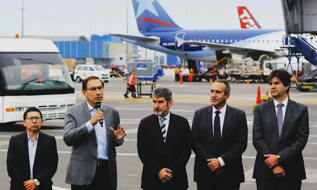 Martín Vizcarra, entregó este miércoles a Lima Airport Partners