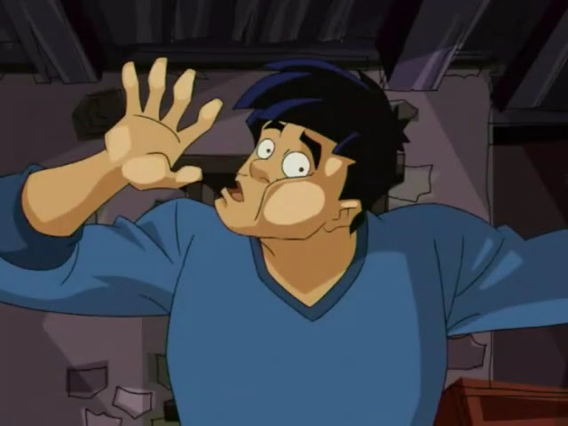 Jackie Chan golpeado animación