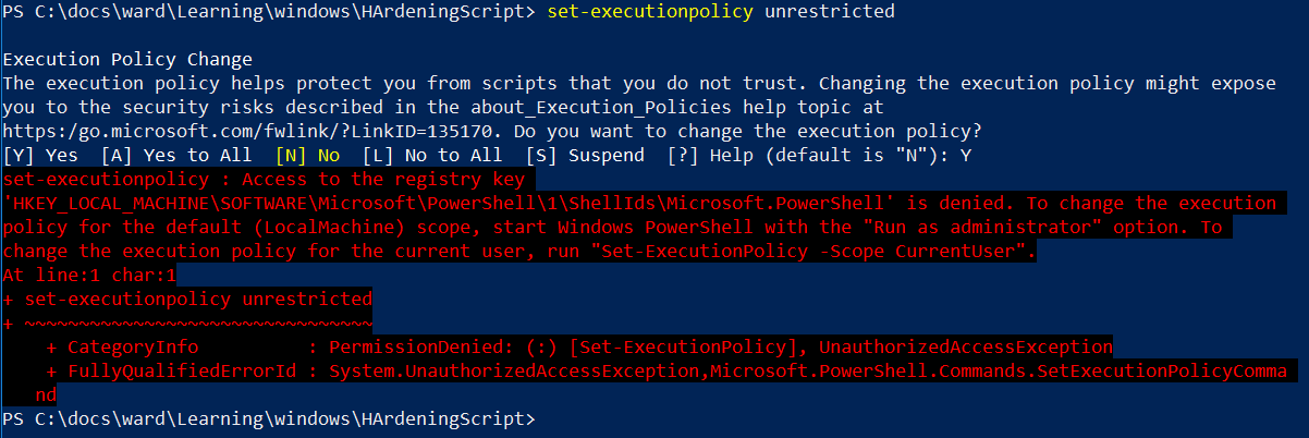 Execution Policy Windows POWERSHELL. EXECUTIONPOLICY типы. Dell POWERSHELL. POWERSHELL access is denied. Powershell максимальная производительность