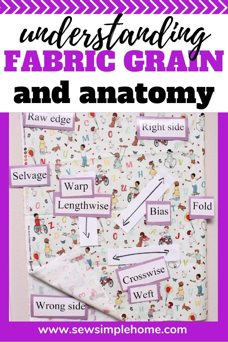 Fabric Anatomy and Grain | Sew Simple Home