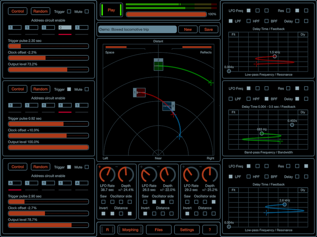 Soundscape software. The Control резонанс. Noise Machine plugin. Soundscraper. Output level