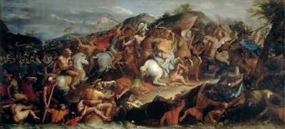 Battle of the Granicus, 1665 painting Charles Le Brun (1619-1690)