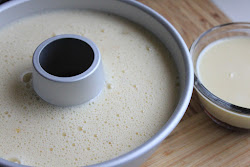 caramel flan pressure cooker milk creme creme custard pan before