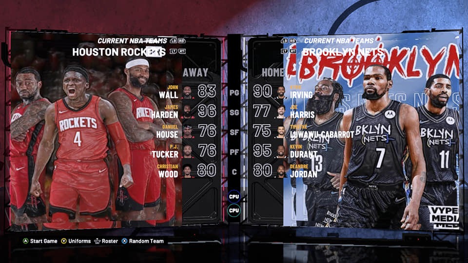 NBA 2K21 team murals by Gil Kweba