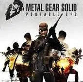 Metal gear sold portable ops psp game download