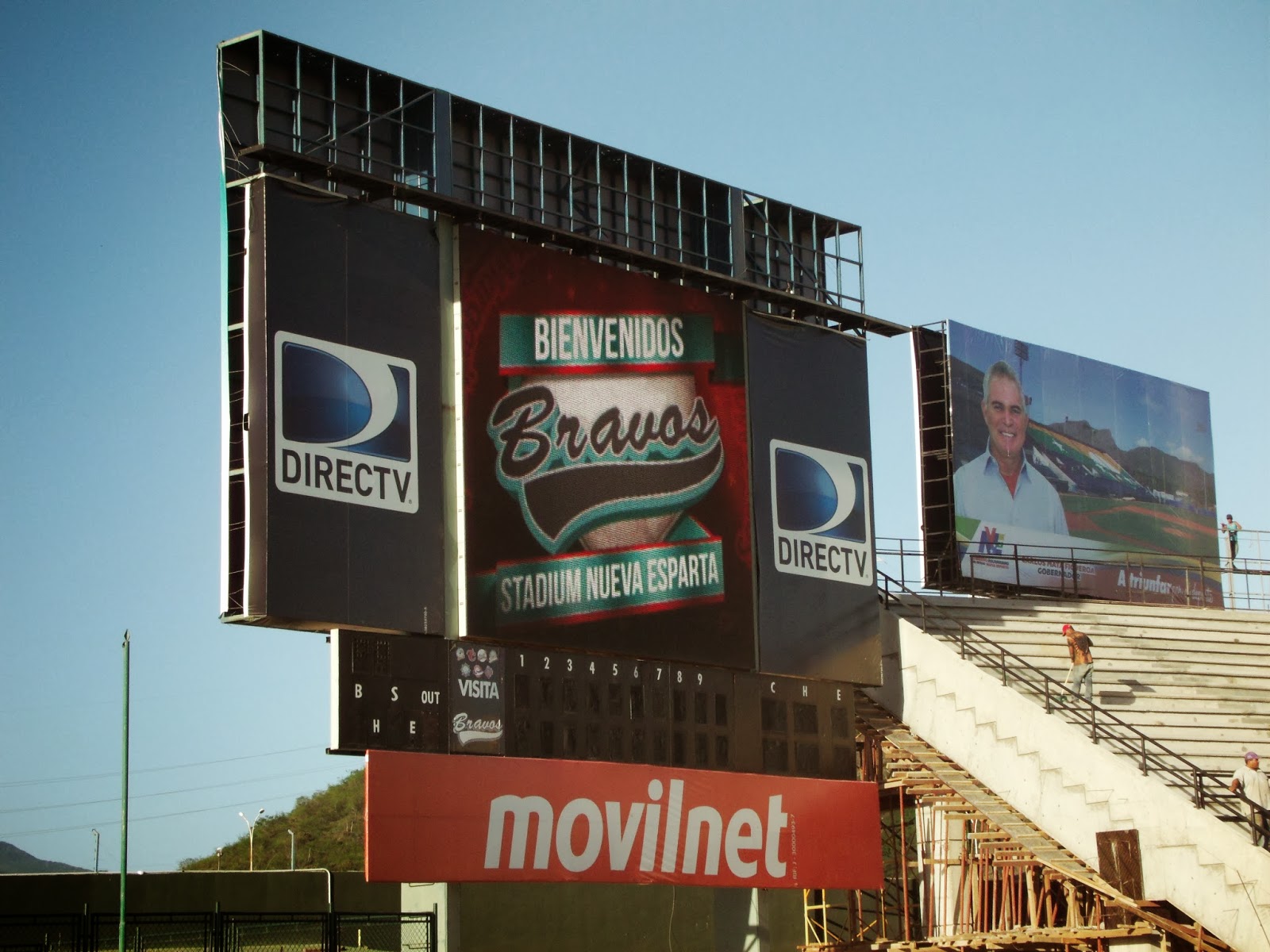 FOTOS DEL ESTADIO NUEVA ESPARTA LISTO PARA LA SERIE DEL CARIBE PLAY BALL