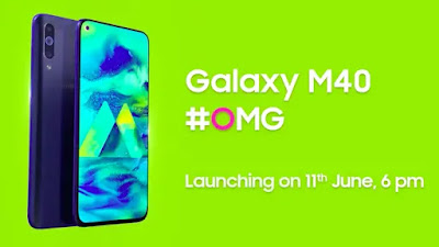 Samsung Galaxy M40 will be launched on June 11 Samsung Galaxy M40 will be launched on June 11