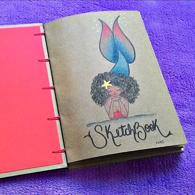 Sketchbook Kraft Papel Pitanga Lidiane Dutra