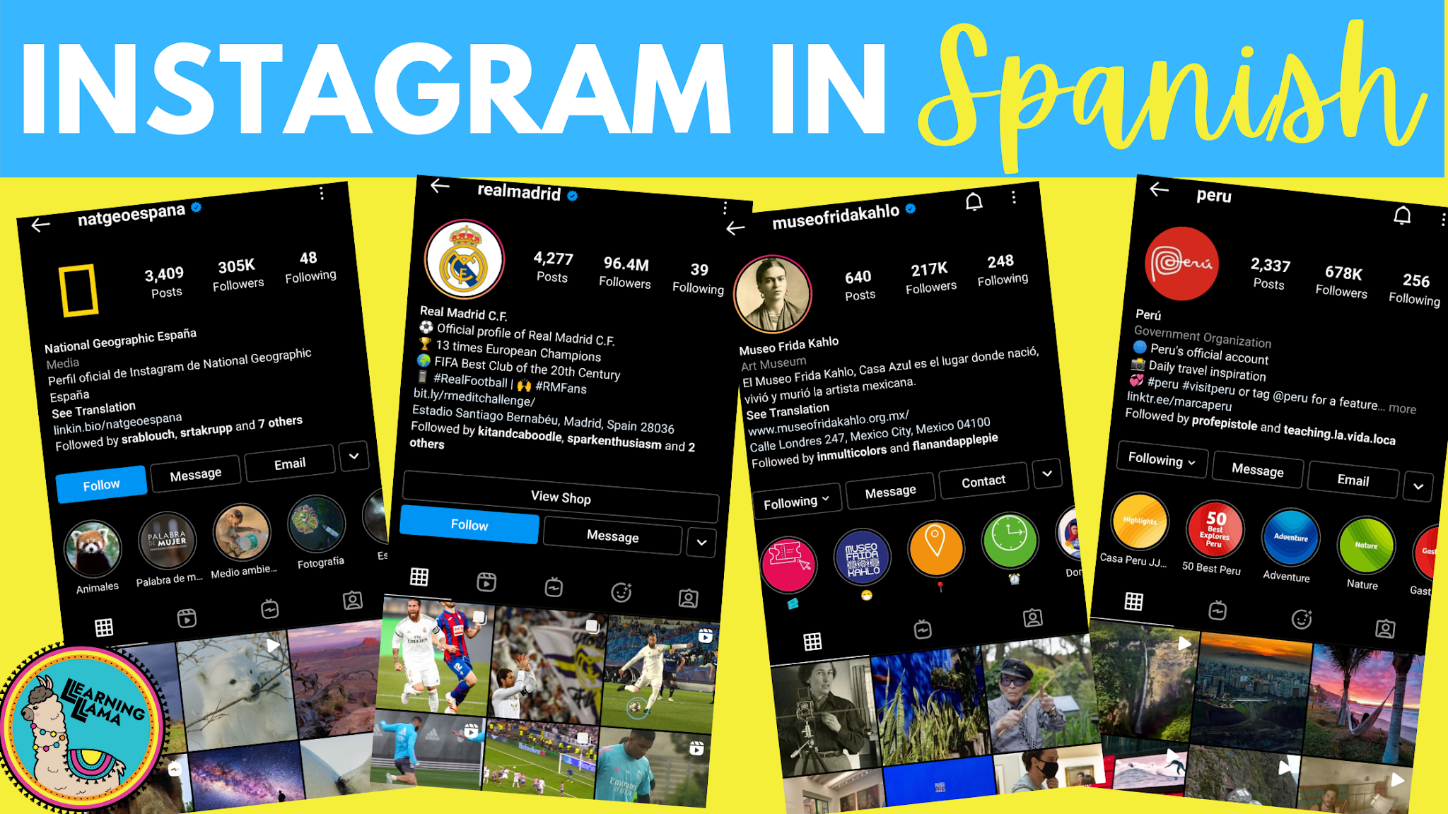 How to Use Instagram in Spanish Class