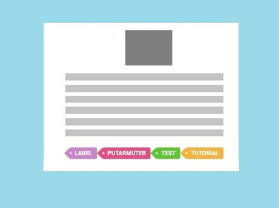 Cara Memasang Tag Label Keren Di Bawah Postingan Blog cara memasang tag label keren