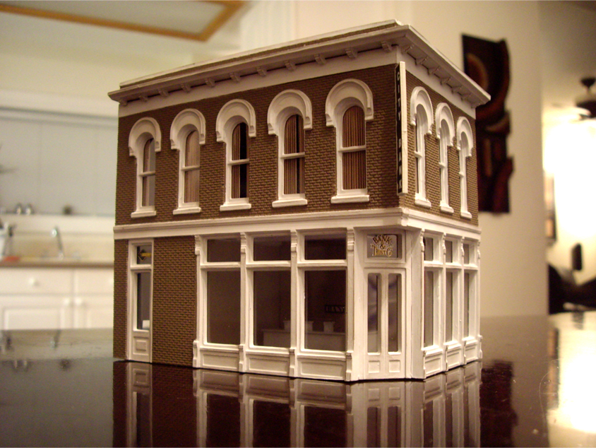 The Other Corner Café Kit by DPM Landmark Structures TY'S MODEL RAILROAD