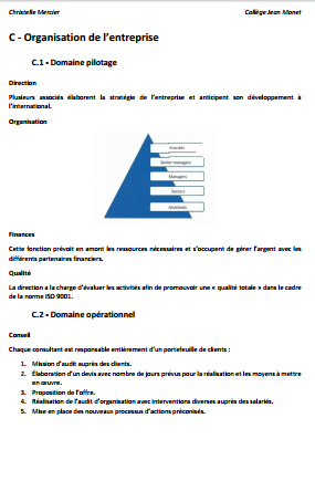 rapport de stage cabinet audit