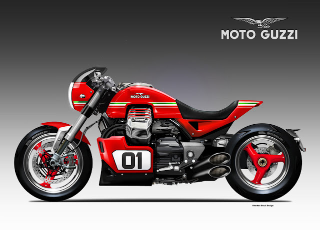 Racing Cafè: Design Corner - Moto Guzzi Missile 1400 by ... kawasaki w 650 wiring diagram 