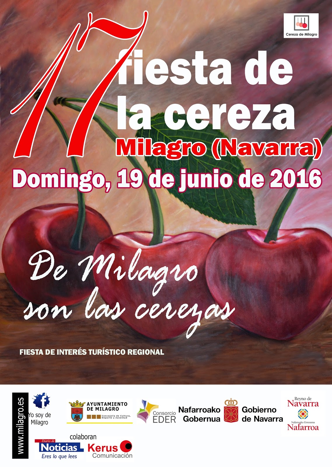 A.M. SOLMAYOR FIESTA DE LA CEREZA 2016 MILAGRO (NAVARRA)