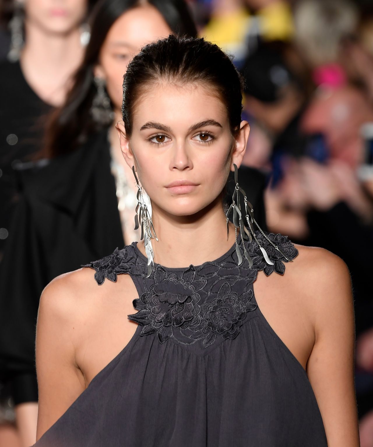 Kaia Gerber Walks Isabel Marant Show at Paris Fashion Week 09/26/2019