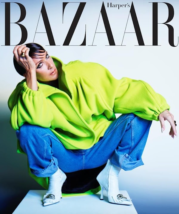 Céline Dion en la portada de  Harper’s Bazaar