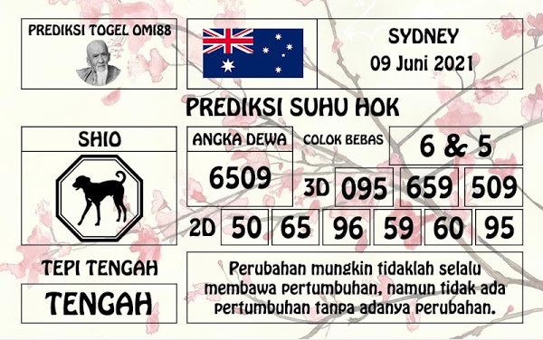 Syair Sydney 9 Juni 2021 Syair Langit