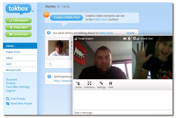 Tokbox DesarrolloCurricularyAulasDigitalesG3 : Tema 9. La videoconferencia