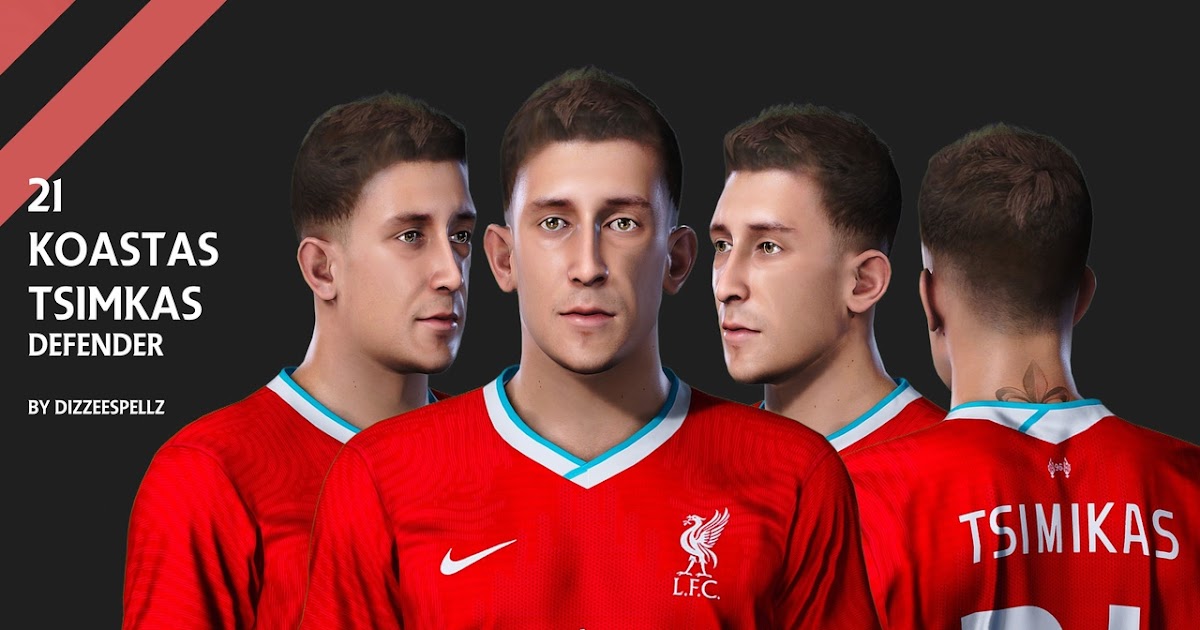 Pes 2021 Faces Konstantinos Tsimikas By Dizzeespellz Pesnewupdate Com Free Download Latest Pro Evolution Soccer Patch Updates