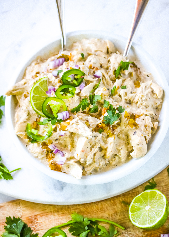 Just Jessie B Creamy Salsa Verde Chicken PALEO, Whole30, Keto
